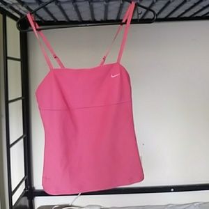 Pink Nike tank
